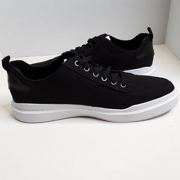 Men's GrandPrø Rally Canvas Court Sneaker Size 8.5M Black - Picture 5 of 12